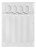 Cortina De Baño Ducha 100% Polyester Rayada Lavable 0