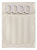 Cortina De Baño Ducha 100% Polyester Rayada Lavable 5