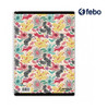 Cuadernola Tapa Flexible 80 Hojas Varios Diseños X10 Febo 7