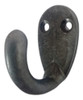 Gancho Perchero Percha De Pared Metal Plata Vieja X 5u 0
