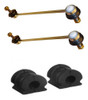 Kit X2 Bieletas + Bujes Barra Estabilizadora Vw Fox Suran 0