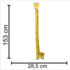 Painel Escolar Girafa Para Medir Altura C/ Dupla Face 4