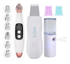 Kit Espátula Ultrasónica +extractor Puntos Negros+nano Spray 0