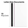 Peine De Plástico Binding Spines Staples 223958, 1,27 Cm, 90 2