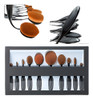 10pcs, Pinceles De Maquillaje Cepillo Oval Set Suaves Cepill 0