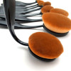 10pcs, Pinceles De Maquillaje Cepillo Oval Set Suaves Cepill 3