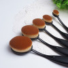 10pcs, Pinceles De Maquillaje Cepillo Oval Set Suaves Cepill 5
