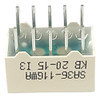 5x Display Led 7 Segmentos  Iluminação Verde Sa36-11gwa 2