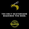 8x Rulemanes Para Skate Abec 9 608 Yellow Jacket - Rojo 4