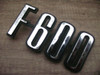Ford F-600 Insignia Emblema Camion Metalico Original Ford. 3