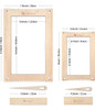Kit De Telar Rectangular, 20x30cm Y 13x20cm, Herramientas 1 Kit De Telar Rectangular, 20x30cm Y 13x20cm, Herramientas 1
