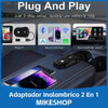 Adaptador Inalambrico 2 En 1  Carplay & Android Auto / Mike 3