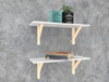Kit Com 2 Prateleiras P/ Livros 90x30cm Decorativo Bonatto 1