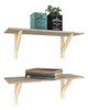 Kit Com 2 Prateleiras P/ Livros 90x30cm Decorativo Bonatto 4