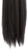 Rabo De Cavalo Reto Longo De 26 Polegadas, Preto Acastanhado 2
