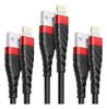 Paquete De 3 Cables De Cargador De 6 Pies Para Cable De De 6 0