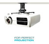 Soporte De Techo Para Proyector Qualgear Prb-717-blk Blanco 5
