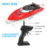 Pacote Com 3 Unidades Rc Boat Gimmyfive Para Crianças E Adul 2
