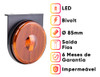Lanterna Lateral Carreta 3 Led Bivolt Âmbar 10 Unidades 85mm 1