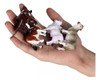 Molde De Modelo Mini Modelo De Vaca De 12 Peças 5
