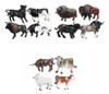 Molde De Modelo Mini Modelo De Vaca De 12 Peças 6