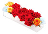 Worhe Florero Acrílico Transparente Arreglos Florales Rectan 1