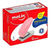 Perfurador 1 Furo Rosa Claro - Molin 0