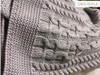 Manta Rustica Pie De Cama Gris Tejida 130 X160 1