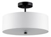 Ludil 3-light Semi Flush Mount Ceiling Light Fixture, 13  Bl 0