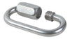 Mosquetão Link Oval Malha Rápida 8 Mm Em Aço Inox Náutico 0
