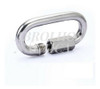 Mosquetão Link Oval Malha Rápida 8 Mm Em Aço Inox Náutico 1