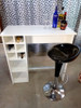 Barra Cocina, Desayunador, Pasa Platos En Melamina Blanca!! 6