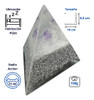 Orgonita Pirámide Tetraédrica Grande Cristal De Amatista 1