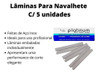 Kit Lâmina Para Navalhete Vikky Platinum C/6 1