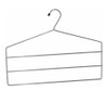 10 Cabides Para Roupas Calceiros Cabide Calça Triplo Cromado 2