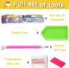 Kit Pintura Con Diamantes 5d Diy Pantera Negra 30x40cm 6