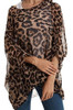 Blusa De Gasa Para Mujer, Manga De Bateo Floral, Playa, Tuni 1