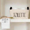 Contenedor De Lona Gruesa Rectangular Para Baño Toilette 1