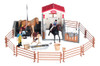 Conjunto De Brinquedos Equestres De Cavalo E Cavaleiro, 0