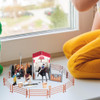 Conjunto De Brinquedos Equestres De Cavalo E Cavaleiro, 3
