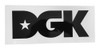 Adesivo Dgk Box White Grande 24cm X 10cm - Skate Sticker 0