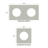 2 Cx Coins Holder Pccb 25mm 2