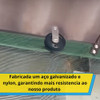 Kit 4 Roldana Nylon Gancho Aço Gancho 250kg Aviários 55mm 2
