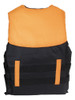 Chaleco Salvavida Ajustable Xxl Naranja Largo 62 Cm 2