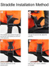 Chaleco Salvavida Ajustable Xxl Naranja Largo 62 Cm 3