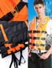Chaleco Salvavida Ajustable Xxl Naranja Largo 62 Cm 5