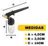 Kit Aerógrafo Pneumático Tipo Caneta 6 Peças  9mv Eda 2