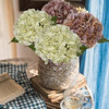 Hortensias Artificiales Diametro 17,7cm X 2u.- Marfil 1