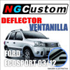 Deflector De Ventanilla Ford Ecosport X4 Del Y Tras Coliza 1