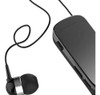 A Fone De Ouvido Retrátil Com Clipe Led Com Microfone Preto 2